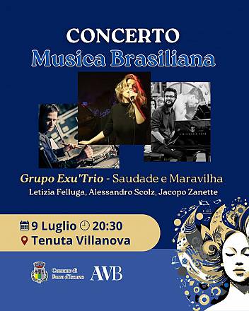 Saudade e maravilha, concerto dell'exù trio